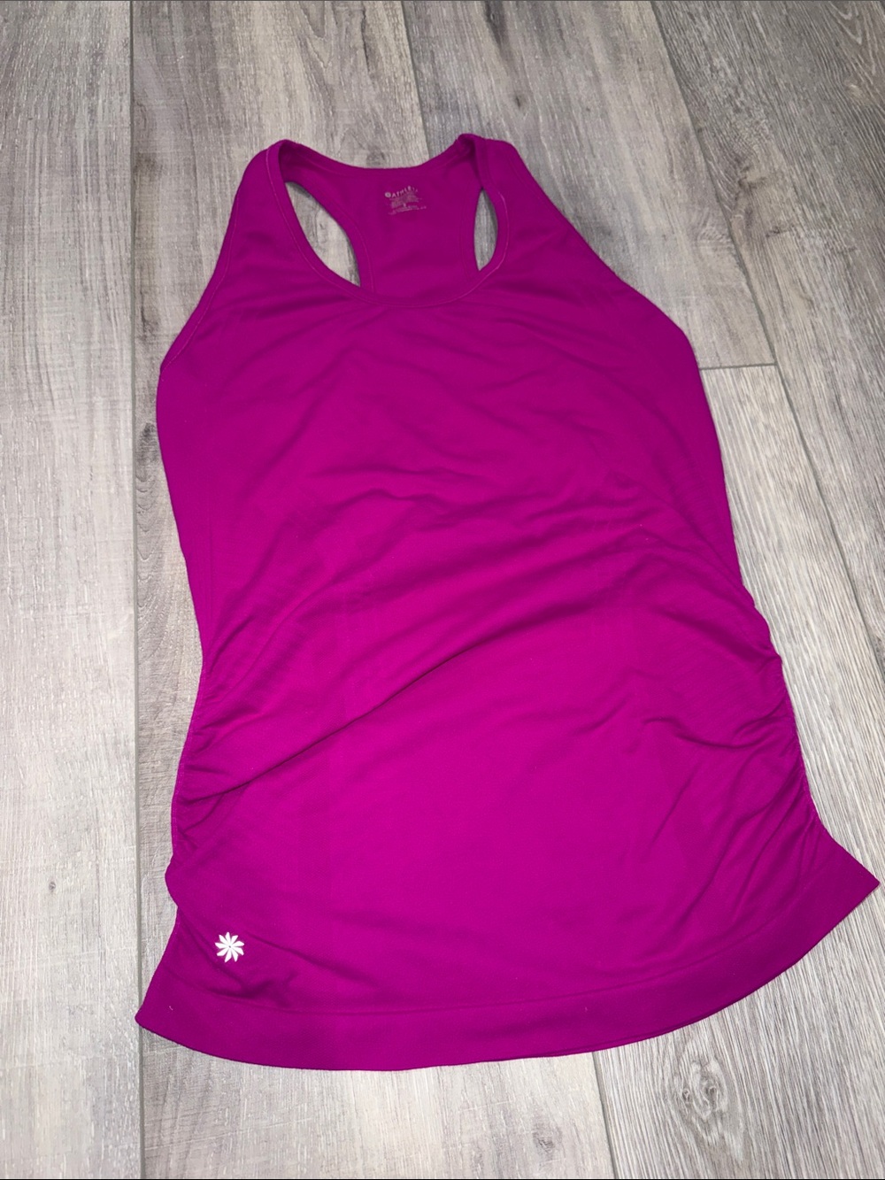 Magenta Athleta Racerback Performance Tank Top - Picture 4 of 9